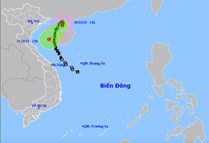 Bão số 5 đã suy yếu thành áp thấp nhiệt đới Bão số 5 đã suy yếu thành áp thấp nhiệt đới