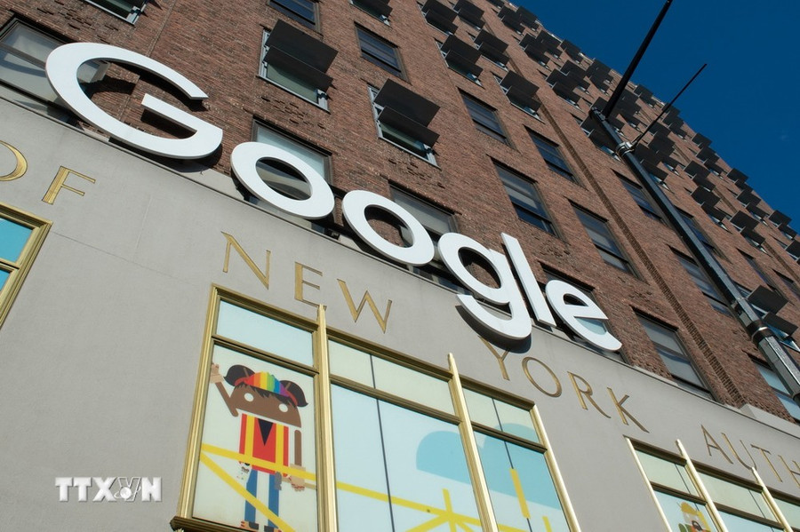 Trụ sở của Google ở New York, Mỹ. (Ảnh: AFP/TTXVN) Trụ sở của Google ở New York, Mỹ. (Ảnh: AFP/TTXVN)