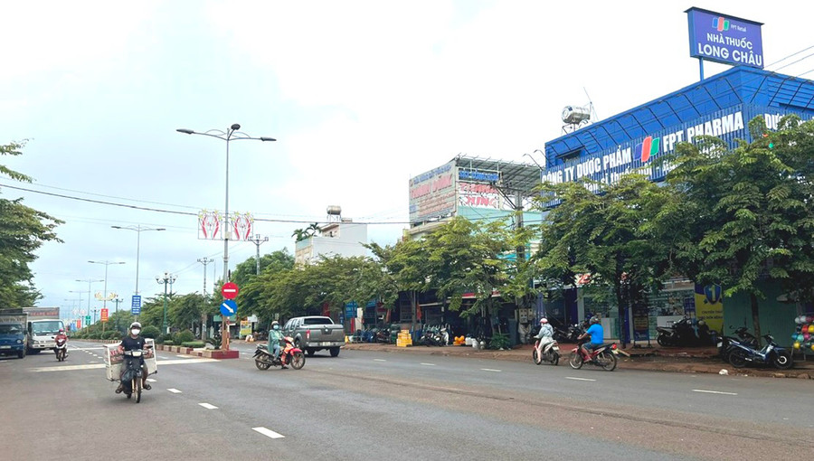 Thị trấn Nhơn Hòa (huyện Chư Pưh) phấn đấu đạt tiêu chuẩn đô thị văn minh vào cuối năm 2024. Ảnh: Đinh Yến Thị trấn Nhơn Hòa (huyện Chư Pưh) phấn đấu đạt tiêu chuẩn đô thị văn minh vào cuối năm 2024. Ảnh: Đinh Yến