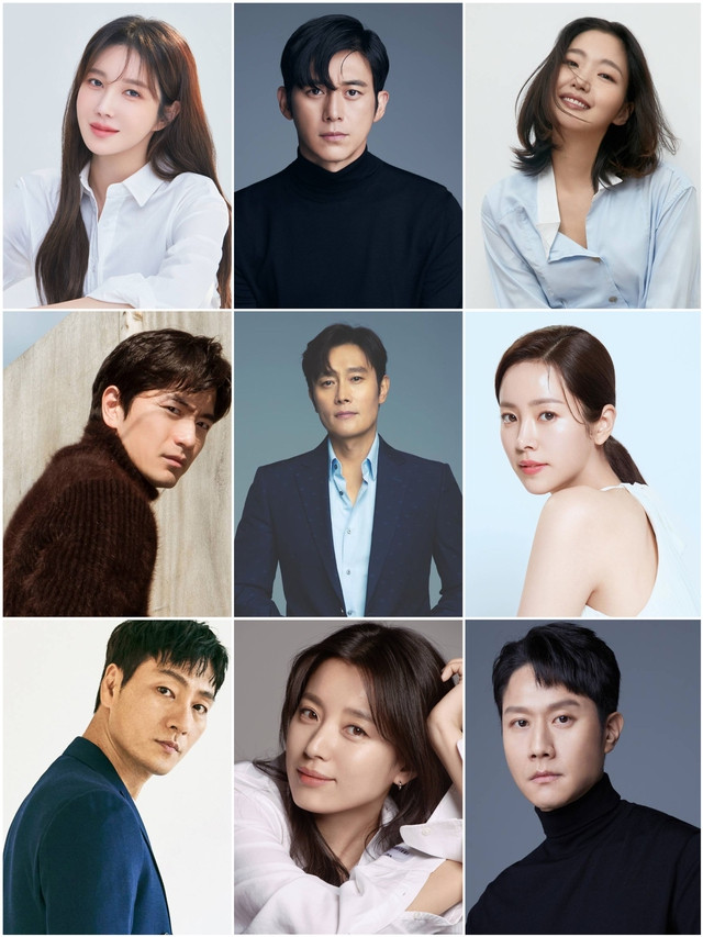 Lee Byung Hun (giữa) và loạt tên tuổi đình đám vừa &quot;đổ bộ&quot; Đà Nẵng. Ảnh: BH ENTERTAINMENT, INSTAGRAM