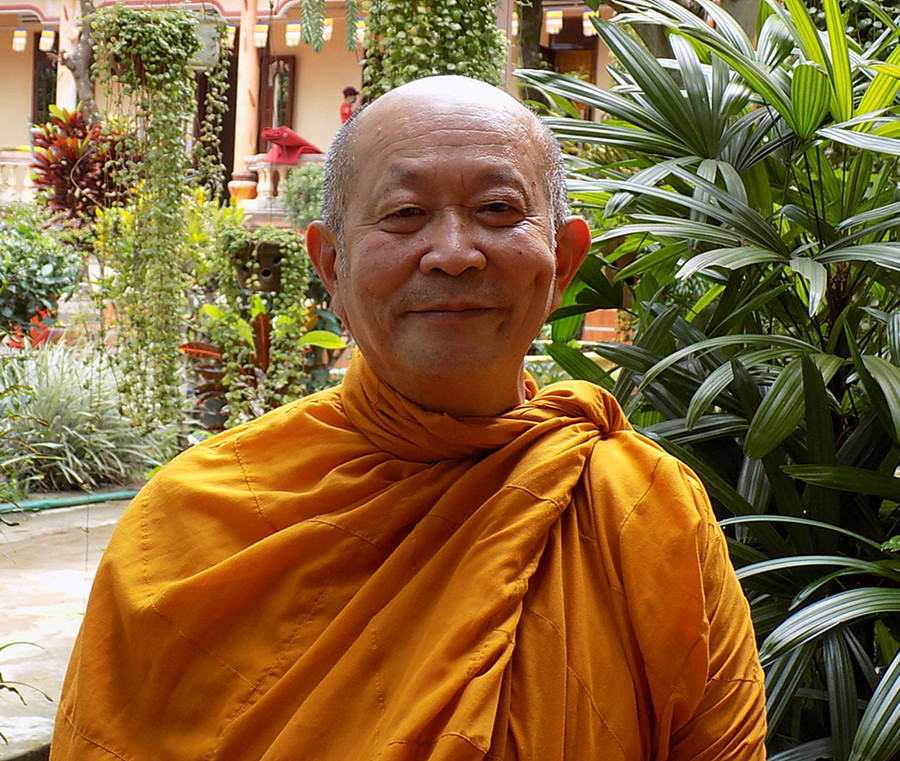 Hòa thượng Thích Giác Thành. Ảnh: T.N Hòa thượng Thích Giác Thành. Ảnh: T.N