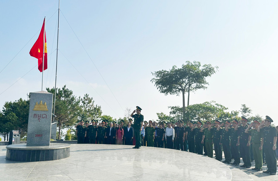 Quang cảnh buổi lễ. Ảnh: VT