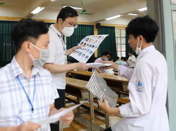 Thí sinh dự kỳ thi Đánh giá tư duy của Đại học Bách khoa Hà Nội. (Ảnh: TTXVN) Thí sinh dự kỳ thi Đánh giá tư duy của Đại học Bách khoa Hà Nội. (Ảnh: TTXVN)