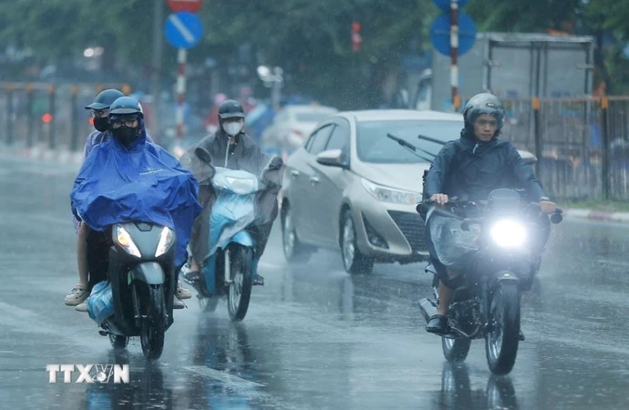 Miền Bắc sẽ có mưa to đến rất to. (Ảnh: Minh Quyết/TTXVN)