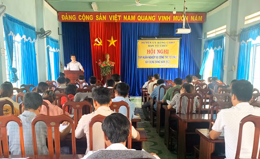 Quang cảnh lớp tập huấn. Ảnh: Thúy Ngọ