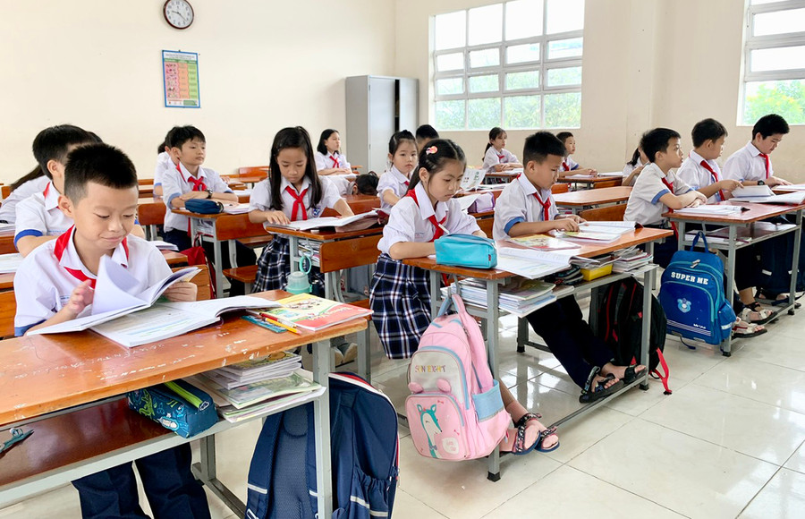 Thành phố Pleiku phấn đấu đạt tỷ lệ 100% HSSV tham gia BHYT trong năm học 2023-2024. Ảnh: N.N