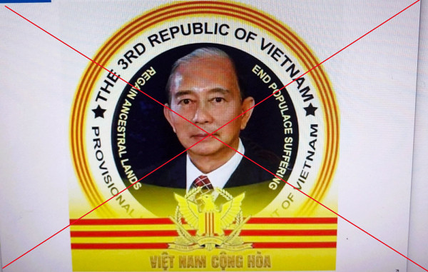 Tổ chức khủng bố “Chính phủ Quốc gia Việt Nam lâm thời” do Đào Minh Quân cầm đầu. Tổ chức khủng bố “Chính phủ Quốc gia Việt Nam lâm thời” do Đào Minh Quân cầm đầu.