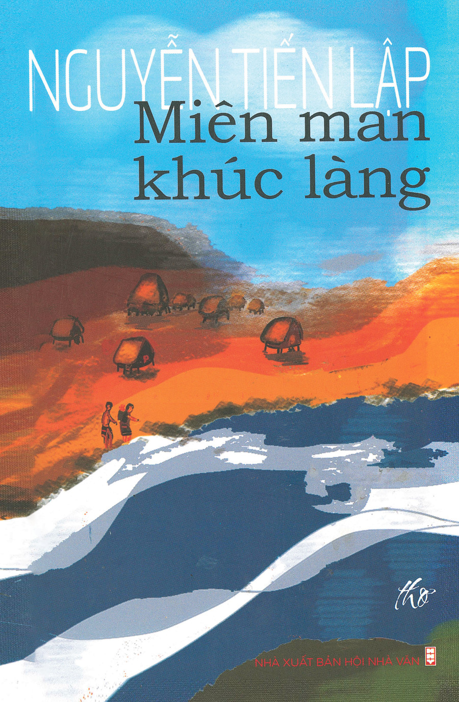 Bìa tập thơ “Miên man khúc làng”. Ảnh: Đ.P