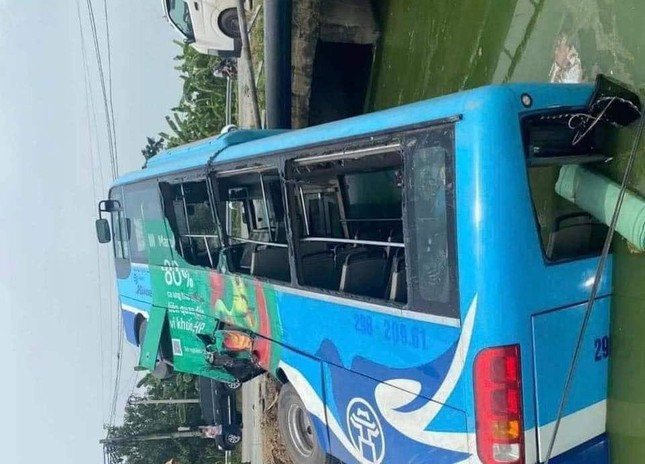 Hiện trường vụ tai nạn.