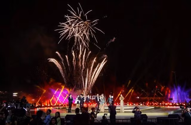 Màn trình diễn pháo hoa tại The Global City năm 2023. Ảnh: Masterise Homes