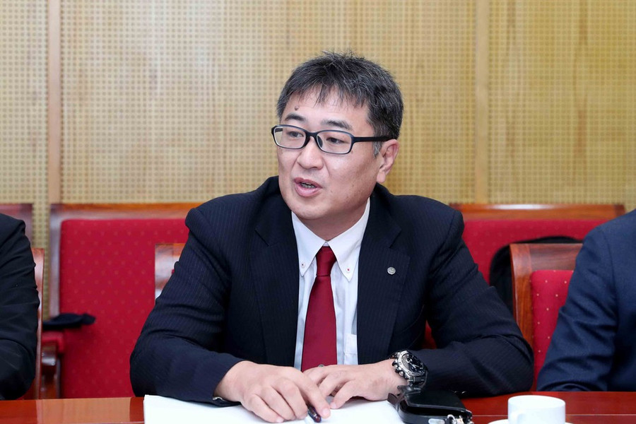 Giáo sư Shinji Kaneko, Phó Hiệu trưởng điều hành, phụ trách Quan hệ quốc tế Đại học Hiroshima. (Ảnh: NIC/Vietnam+)