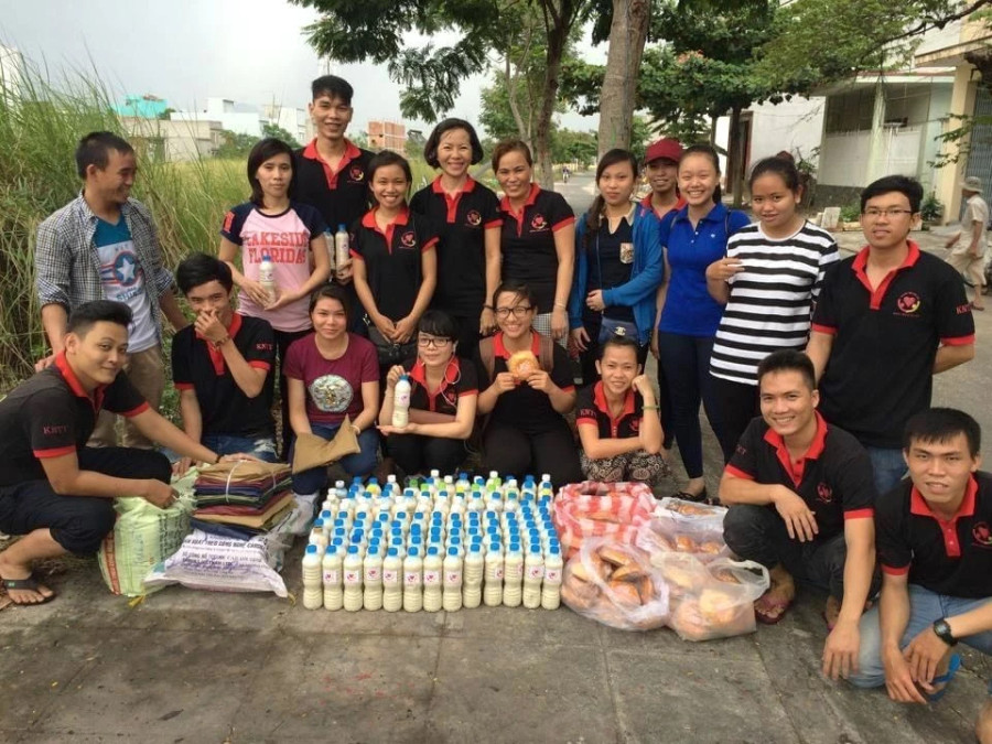 Anh từng tham gia vào các hội nhóm hoạt động thiện nguyện khác. ẢNH: NVCC