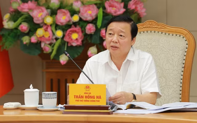 Phó Thủ tướng Trần Hồng Hà. Ảnh: VGP