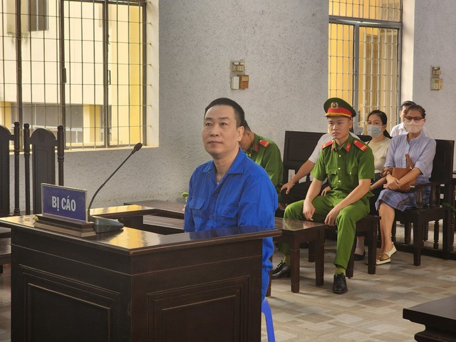Bị cáo Dương Ngọc Đức tại phiên tòa sơ thẩm lần 2