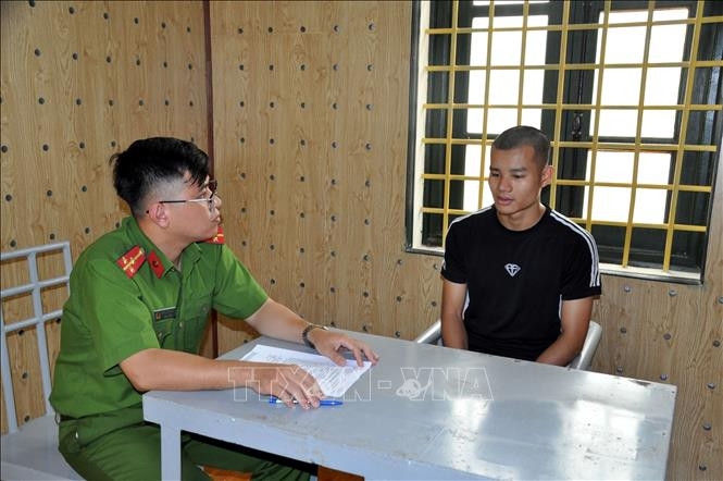 Đối tượng Phạm Đức Hải tại cơ quan công an. Ảnh: Văn Tú/TTXVN Đối tượng Phạm Đức Hải tại cơ quan công an. Ảnh: Văn Tú/TTXVN
