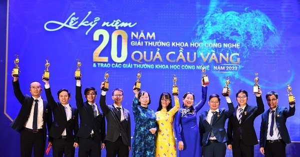 Các tài năng trẻ nhận Giải thưởng Khoa học Công nghệ Quả Cầu vàng năm 2024. Các tài năng trẻ nhận Giải thưởng Khoa học Công nghệ Quả Cầu vàng năm 2024.