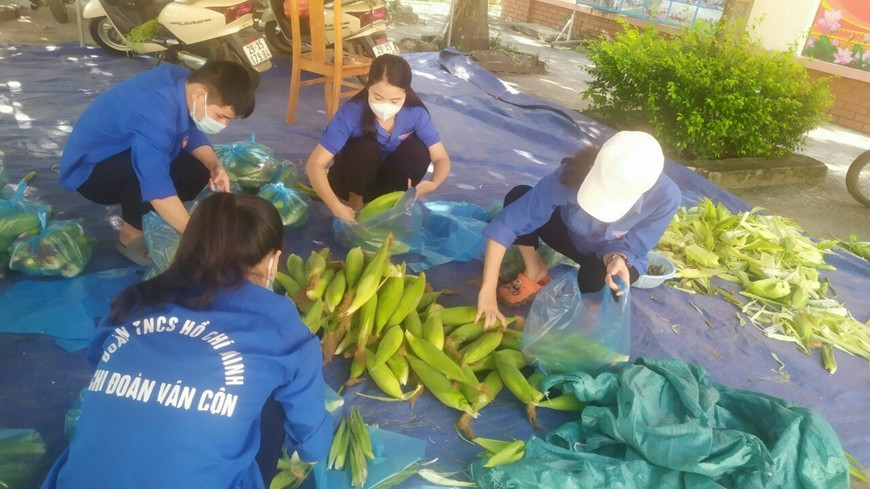 Hỗ trợ nông dân tiêu thụ nông sản. Hỗ trợ nông dân tiêu thụ nông sản.