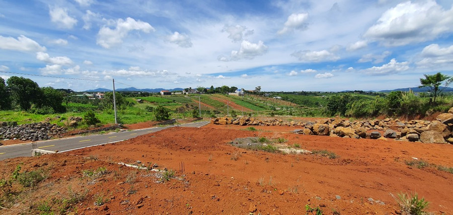 Khu đất được tách thành nhiều thửa trên địa bàn xã Đam Bri, TP Bảo Lộc. Ảnh: ĐOÀN KIÊN