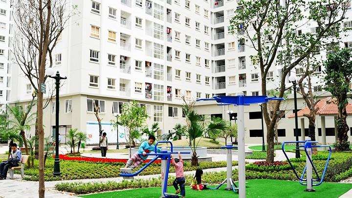 Khu nhà ở xã hội ECOHOME 1. Ảnh: HẢI NAM Khu nhà ở xã hội ECOHOME 1. Ảnh: HẢI NAM