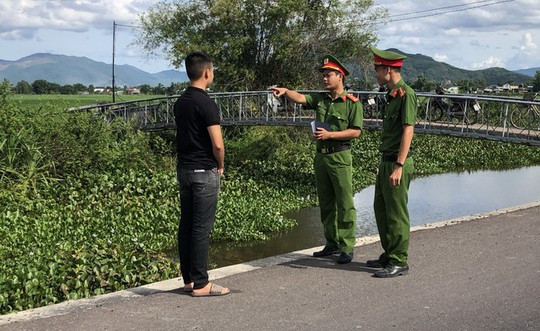 Hiện trường vụ án khiến P.T.B. tử vong. Hiện trường vụ án khiến P.T.B. tử vong.