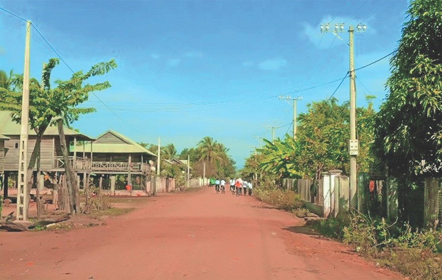 Một góc làng Dip. Ảnh: Ngọc Tuấn