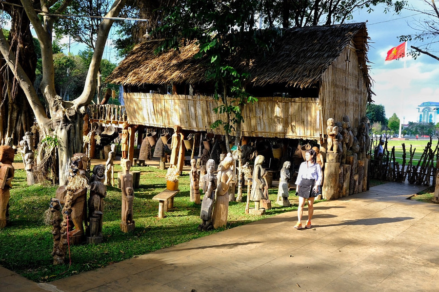 Một góc không gian trưng bày. Ảnh: Hoàng Ngọc