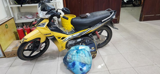 Đà Lạt: Giải cứu thành công cháu bé 6 tuổi bị “bắt cóc” - Ảnh 5. Tang vật xe máy Đen lấy của chị V. Ảnh: LÂM VIÊN