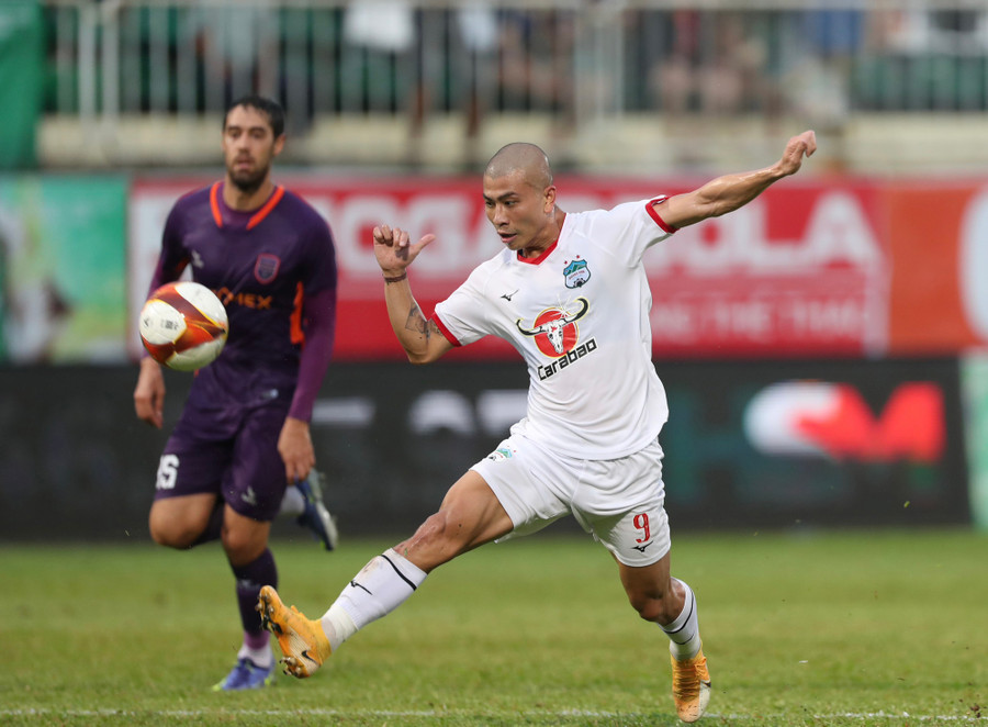 Tiền đạo Đinh Thanh Bình tiếp tục được triệu tập. Ảnh: MINH TRẦN