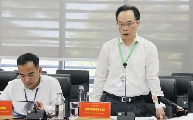 Thứ trưởng Bộ GD-ĐT Hoàng Minh Sơn phát biểu tại buổi làm việc với UBND TP.Đà Nẵng. Ảnh: HUY ĐẠT Thứ trưởng Bộ GD-ĐT Hoàng Minh Sơn phát biểu tại buổi làm việc với UBND TP.Đà Nẵng. Ảnh: HUY ĐẠT