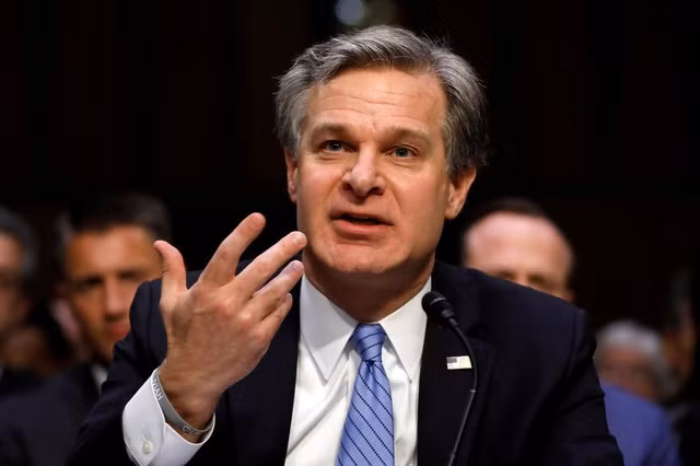 Giám đốc FBI Christopher Wray. Ảnh: Reuters Giám đốc FBI Christopher Wray. Ảnh: Reuters