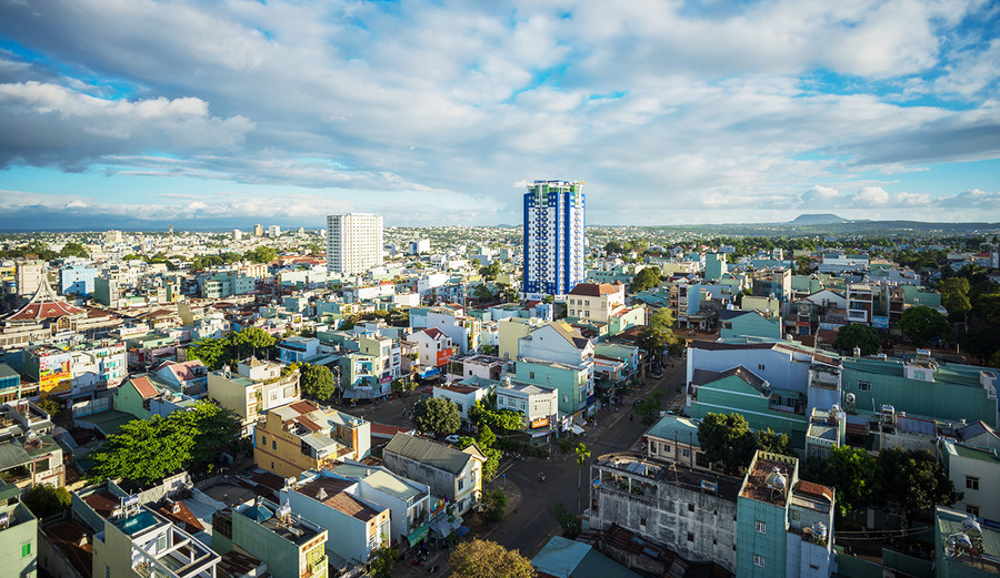 Đô thị Pleiku ngày càng văn minh, hiện đại. Ảnh: Phan Nguyên Đô thị Pleiku ngày càng văn minh, hiện đại. Ảnh: Phan Nguyên