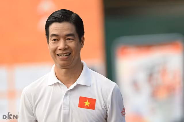 Ông Vũ Thanh Dương của CLB Pickleball And Friends VN. Ảnh: TRUNG HỒ