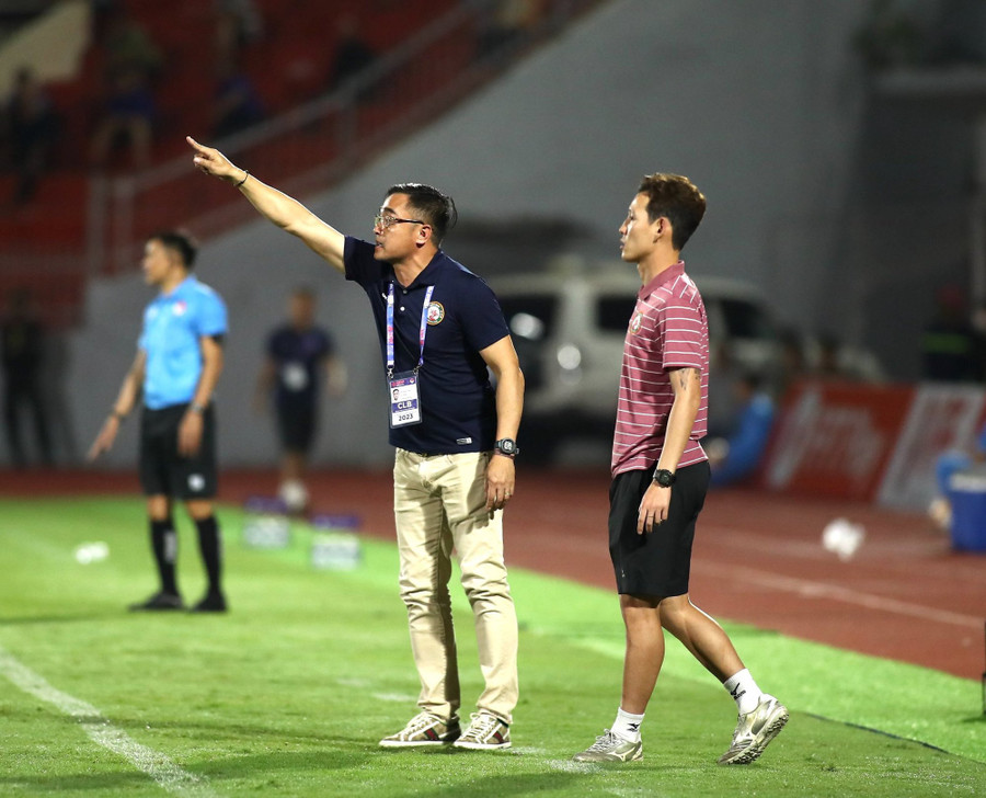 HLV Nguyễn Đức Thắng sẽ thôi dẫn dắt CLB Bình Định. Ảnh: Dũng Nguyễn