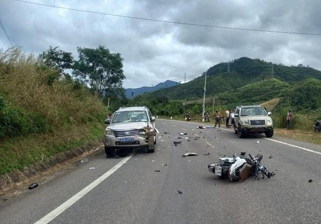 Hiện trường vụ tai nạn ngày 5/12 khiến 2 người tử vong