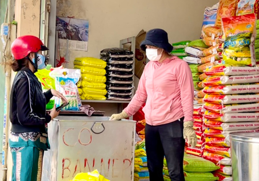 Giá gạo trên thị trường đang trên đà tăng mạnh. Ảnh: Vũ Thảo Giá gạo trên thị trường đang trên đà tăng mạnh. Ảnh: Vũ Thảo
