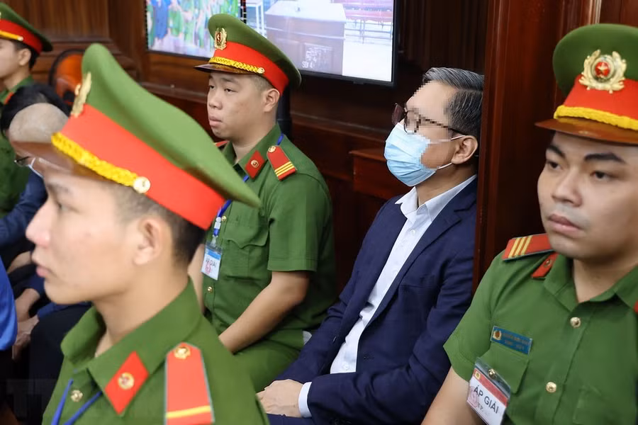 Bị cáo Nguyễn Cao Trí tại phiên tòa ngày 12/3. (Ảnh: Thanh Vũ/TTXVN)