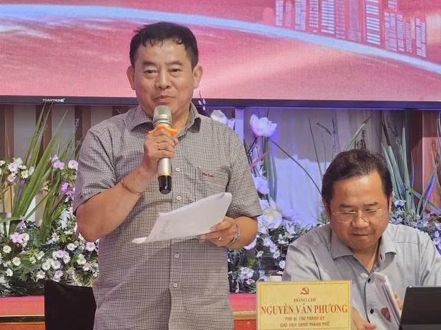 Ông Nguyễn Văn Phương, Chủ tịch UBND TP.Bảo Lộc thông tin về vướng QĐ866