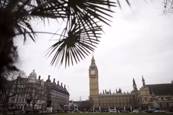 Tháp đồng hồ Big Ben ở thủ đô London. (Nguồn: AFP/TTXVN)