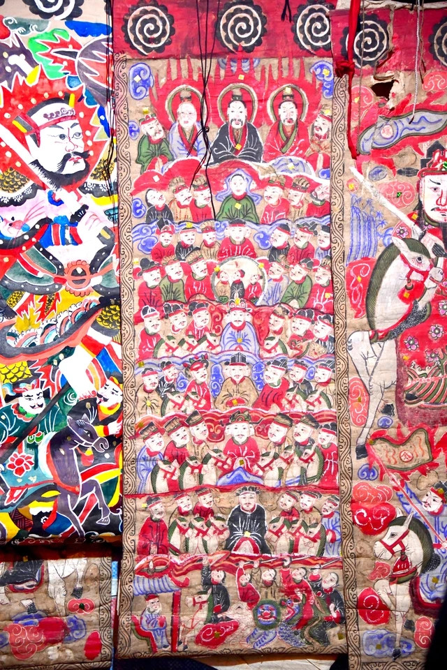 Bức Tổng Đàn, còn gọi tranh Tam Thanh tái sinh của người Dao Bức Tổng Đàn, còn gọi tranh Tam Thanh tái sinh của người Dao