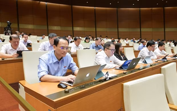 Các đại biểu sẽ chất vấn theo 4 nhóm lĩnh vực. (Ảnh: CTV/Vietnam+)