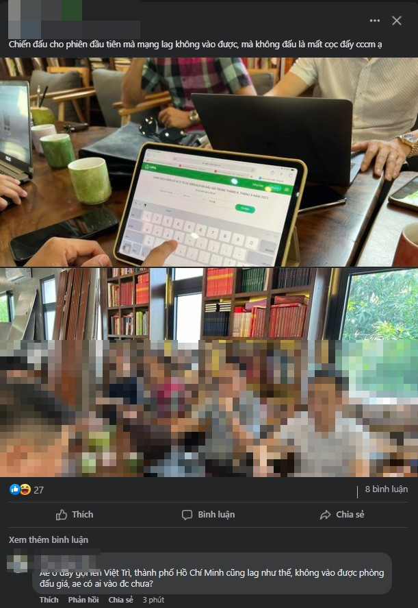 Một số người dùng mạng xã hội cho biết khó đăng nhập vào hệ thống.
