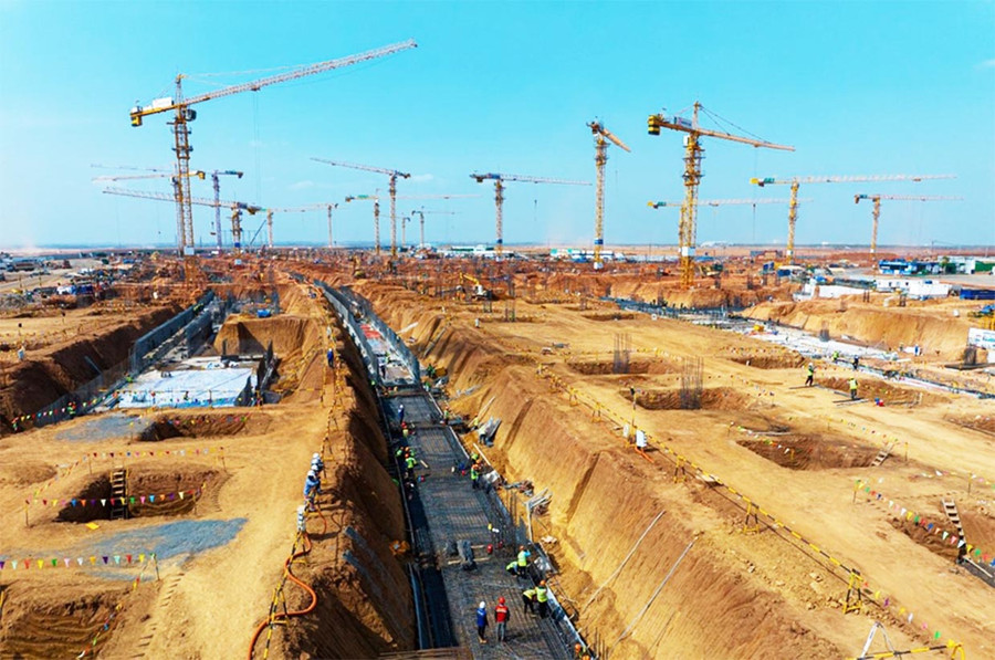 Sẽ có hệ thống kết nối nhà ga của Cảng Hàng không quốc tế Long Thành với ga đường sắt. Ảnh: Bảo Linh/qdnd