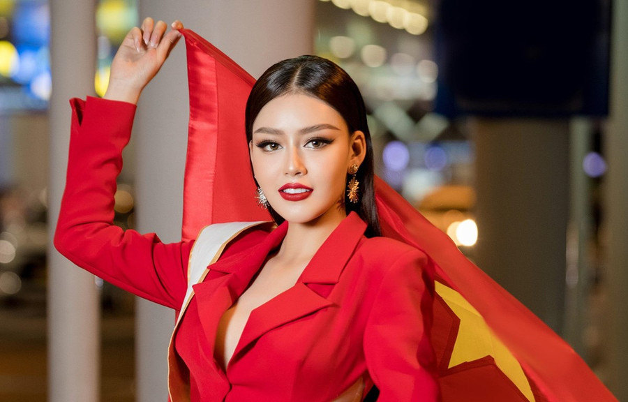 Thanh Ngân trước giờ lên đường sang Ba Lan dự thi Miss Supranational 2023. (Ảnh: PV/Vietnam+) Thanh Ngân trước giờ lên đường sang Ba Lan dự thi Miss Supranational 2023. (Ảnh: PV/Vietnam+)