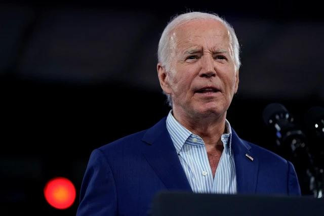Tổng thống Mỹ Joe Biden phát biểu trong cuộc vận động tranh cử ở bang Bắc Carolina (Mỹ) ngày 28.6. Ảnh: Reuters Tổng thống Mỹ Joe Biden phát biểu trong cuộc vận động tranh cử ở bang Bắc Carolina (Mỹ) ngày 28.6. Ảnh: Reuters