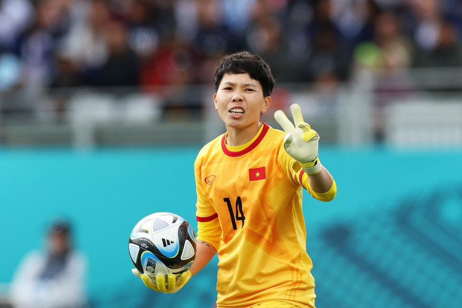 Thủ môn Kim Thanh lọt vào đội hình tiêu biểu do Whoscored bình chọn ở lượt 2 World Cup 2023. Ảnh: FIFA