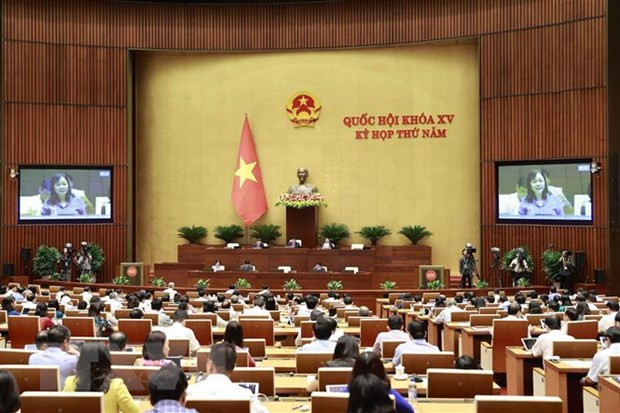 Quang cảnh phiên họp sáng 21/6. (Ảnh: Doãn Tấn/TTXVN) Quang cảnh phiên họp sáng 21/6. (Ảnh: Doãn Tấn/TTXVN)