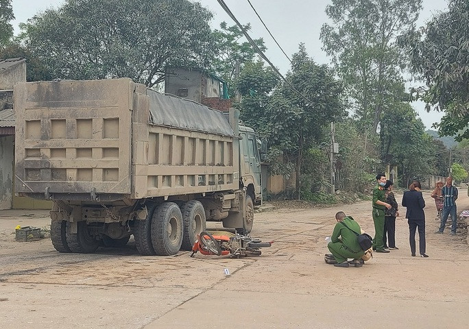 Hiện trường nơi xảy ra vụ tai nạn.