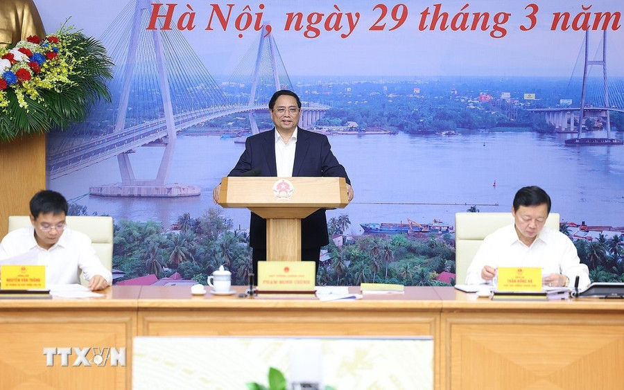 Thủ tướng Phạm Minh Chính chủ trì Phiên họp lần thứ 10 của Ban Chỉ đạo. (Ảnh: Dương Giang/TTXVN) Thủ tướng Phạm Minh Chính chủ trì Phiên họp lần thứ 10 của Ban Chỉ đạo. (Ảnh: Dương Giang/TTXVN)