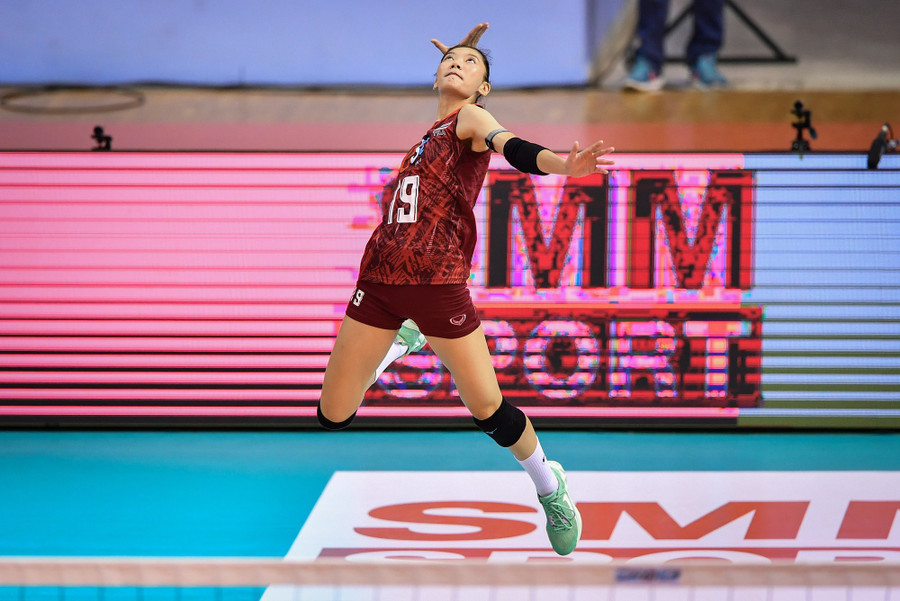 Chatchu On vào sân và góp công lớn giúp thay đổi cục diện trận đấu. Ảnh: AVC