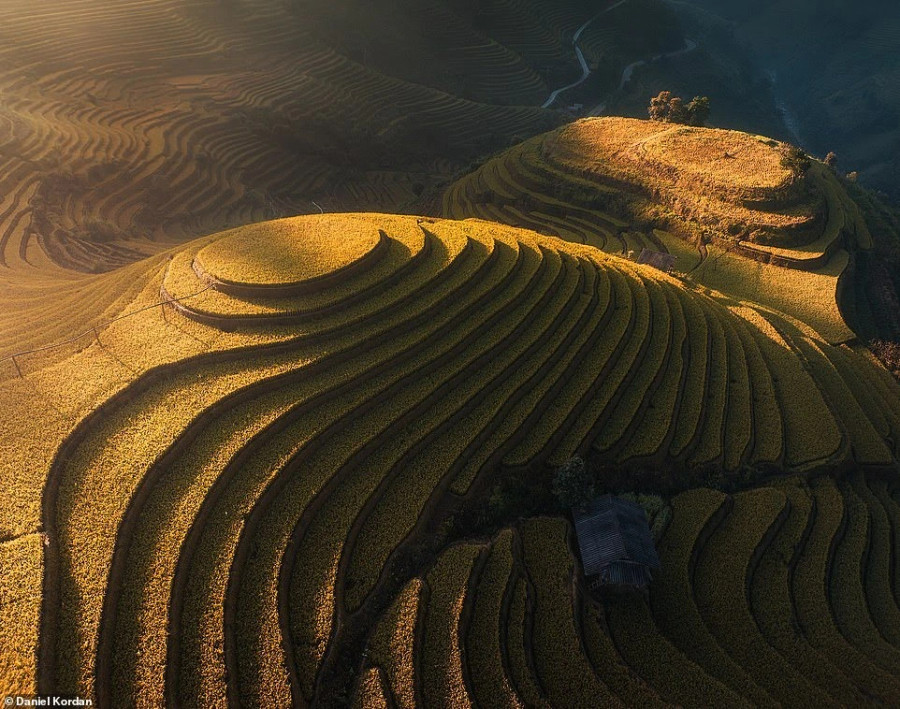 Một trong những bức ảnh yêu thích của Daniel là ruộng bậc thang ở Mù Cang Chải, Yên Bái. “Những bậc thang xanh tươi ăn sâu vào sườn núi, thể hiện cả vẻ đẹp tự nhiên lẫn sự khéo léo của con người”, anh nói. Bức ảnh này nổi bật với anh vì “đóng gói một cách hoàn hảo sự hòa quyện độc đáo giữa thiên nhiên và văn hóa khiến Việt Nam trở nên đặc biệt” Một trong những bức ảnh yêu thích của Daniel là ruộng bậc thang ở Mù Cang Chải, Yên Bái. “Những bậc thang xanh tươi ăn sâu vào sườn núi, thể hiện cả vẻ đẹp tự nhiên lẫn sự khéo léo của con người”, anh nói. Bức ảnh này nổi bật với anh vì “đóng gói một cách hoàn hảo sự hòa quyện độc đáo giữa thiên nhiên và văn hóa khiến Việt Nam trở nên đặc biệt”